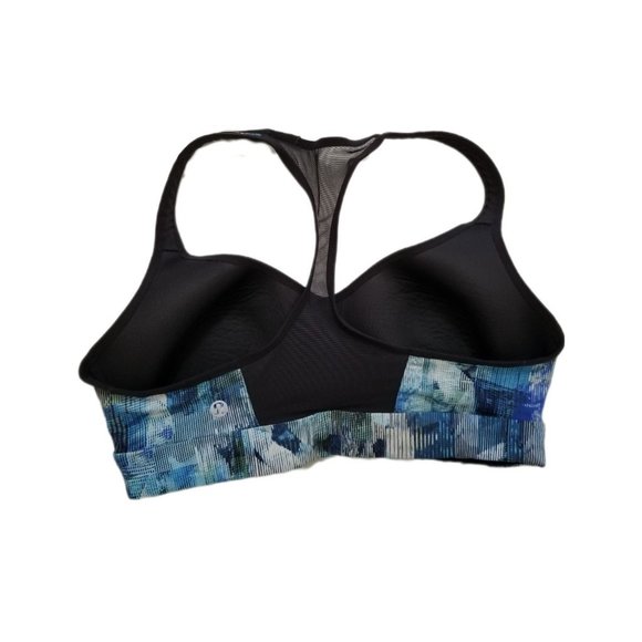 Lululemon Speed Up Sports Bra Sun Dazed Multi Blue Mesh Racerback 8 - Picture 8 of 15